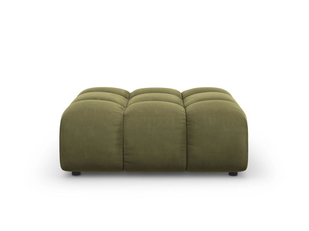 Cosmopolitan Design - Pouf "Sky" in velluto verde chiaro 