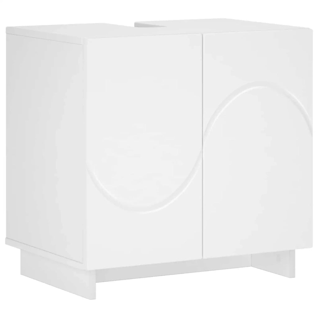 Set mobili da bagno 3 pz Bianco Legno ingegnerizzato 3433046