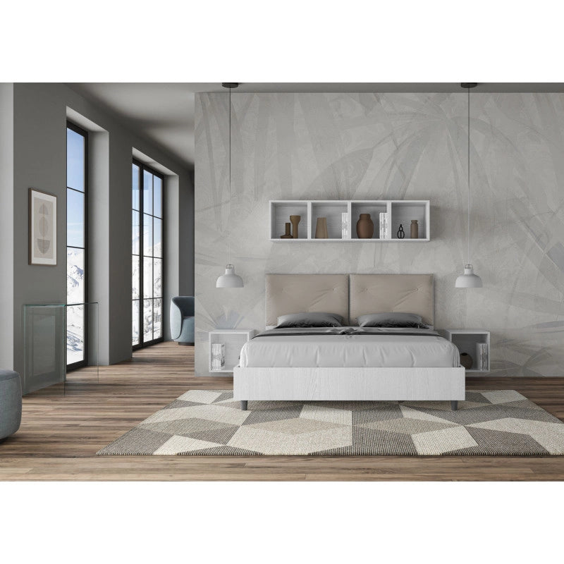 Letto imbottito Matrimoniale 160x190 cm Appia