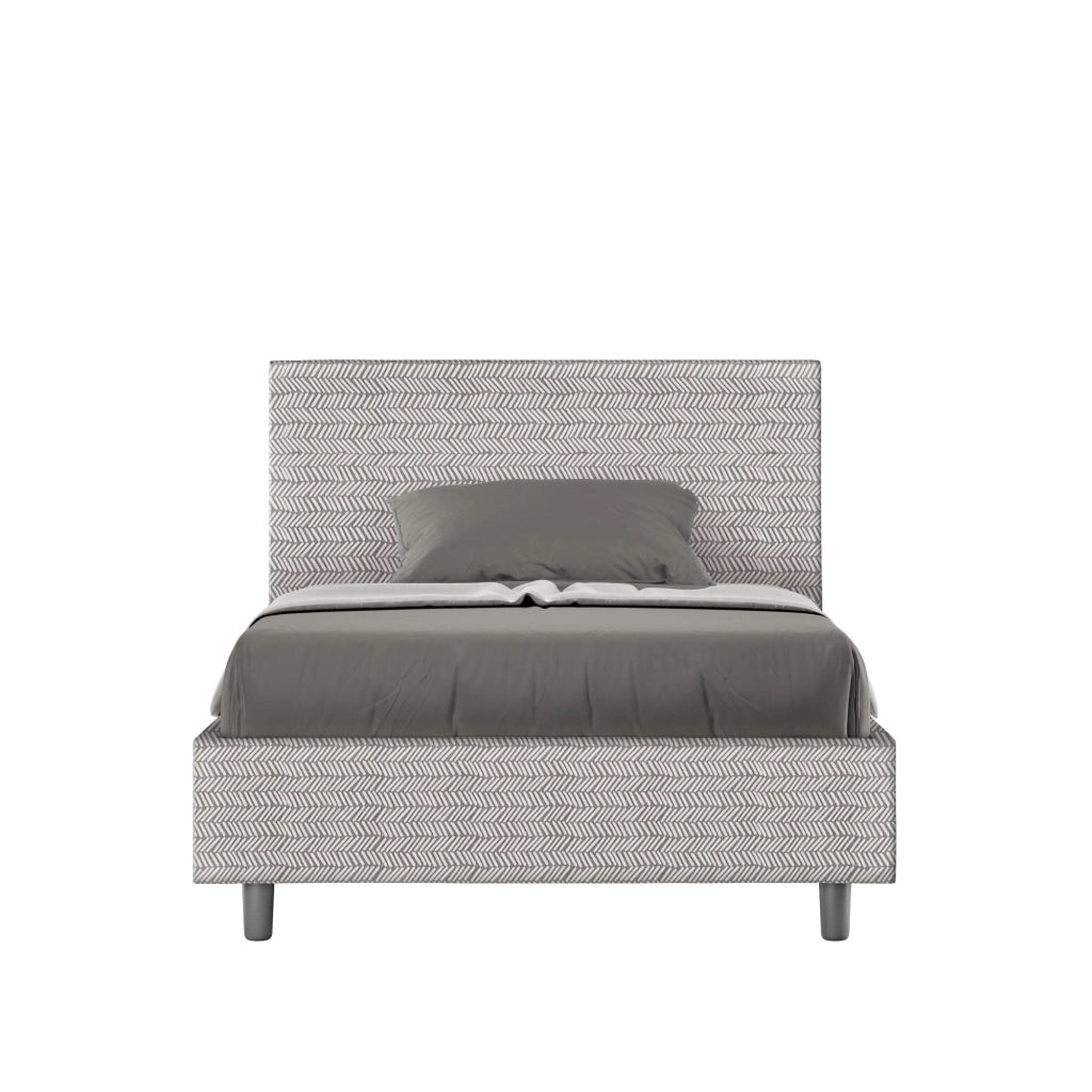 Letto 1 Piazza e Mezzo 120x190 cm Senza Rete Adele Aragona 1 Bianco