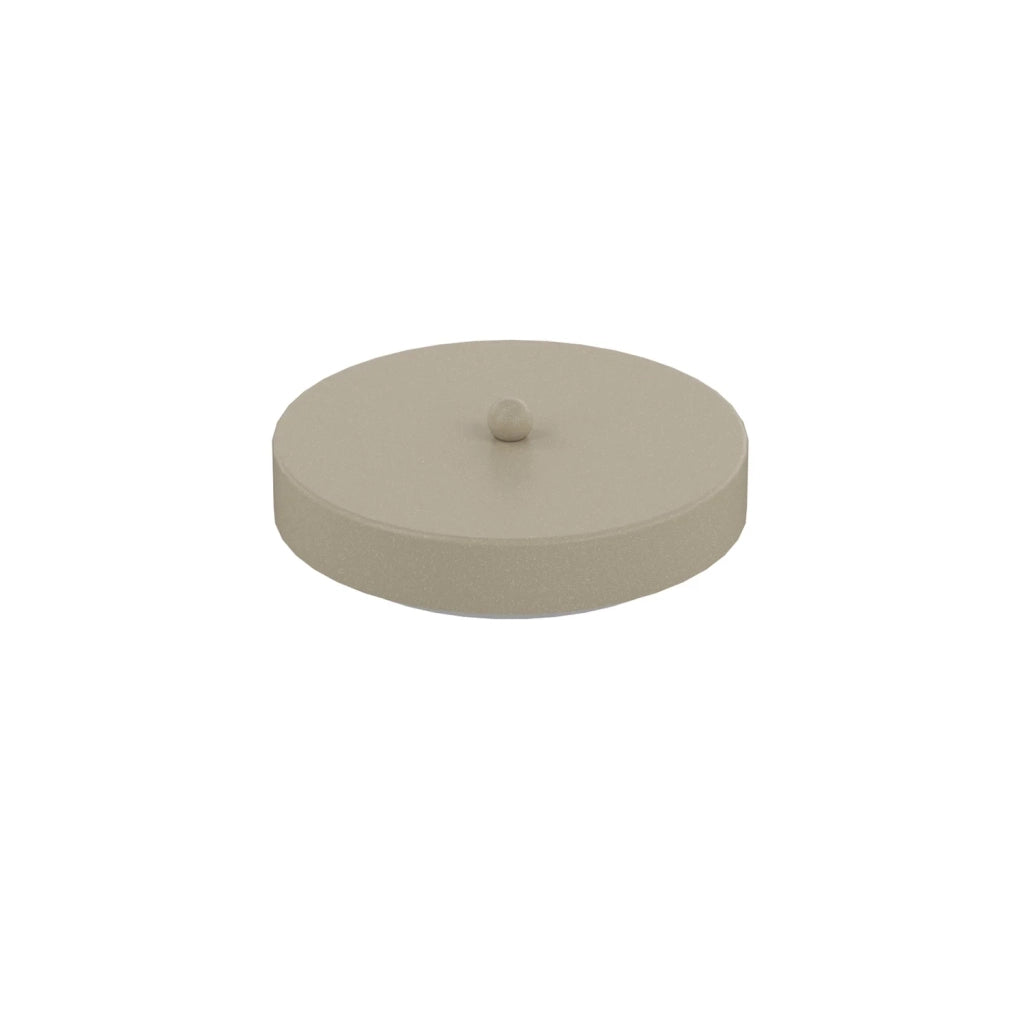 Rosone Tondo Multiforo Metallo Sabbia 7 Uscite D10Cm