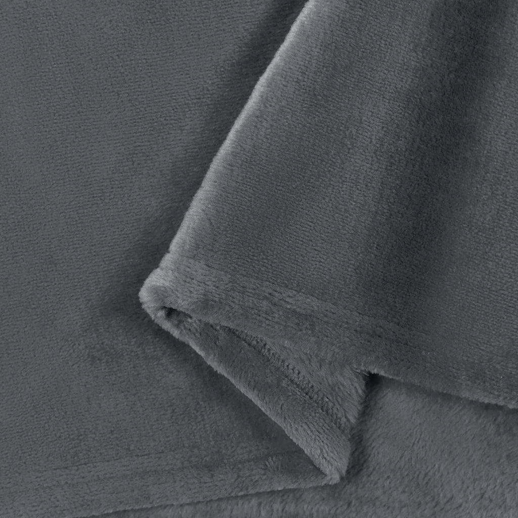 Coperta Grigio scuro 150 x 200 cm Panno 42016766