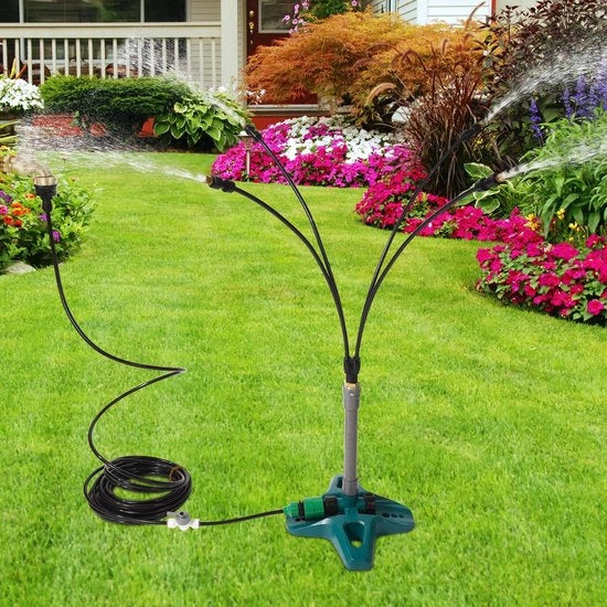 Sistema di nebbia portatile - Stante - Regolatore di livello acqua - 68,58x25x20,7cm - Plastica - Adatto per giardino/BBQ - Sistema di nebbia