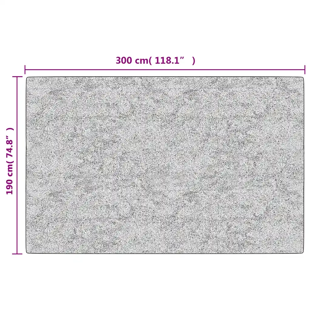 Tappeto Lavabile 190x300 cm Nero e Oro 337932