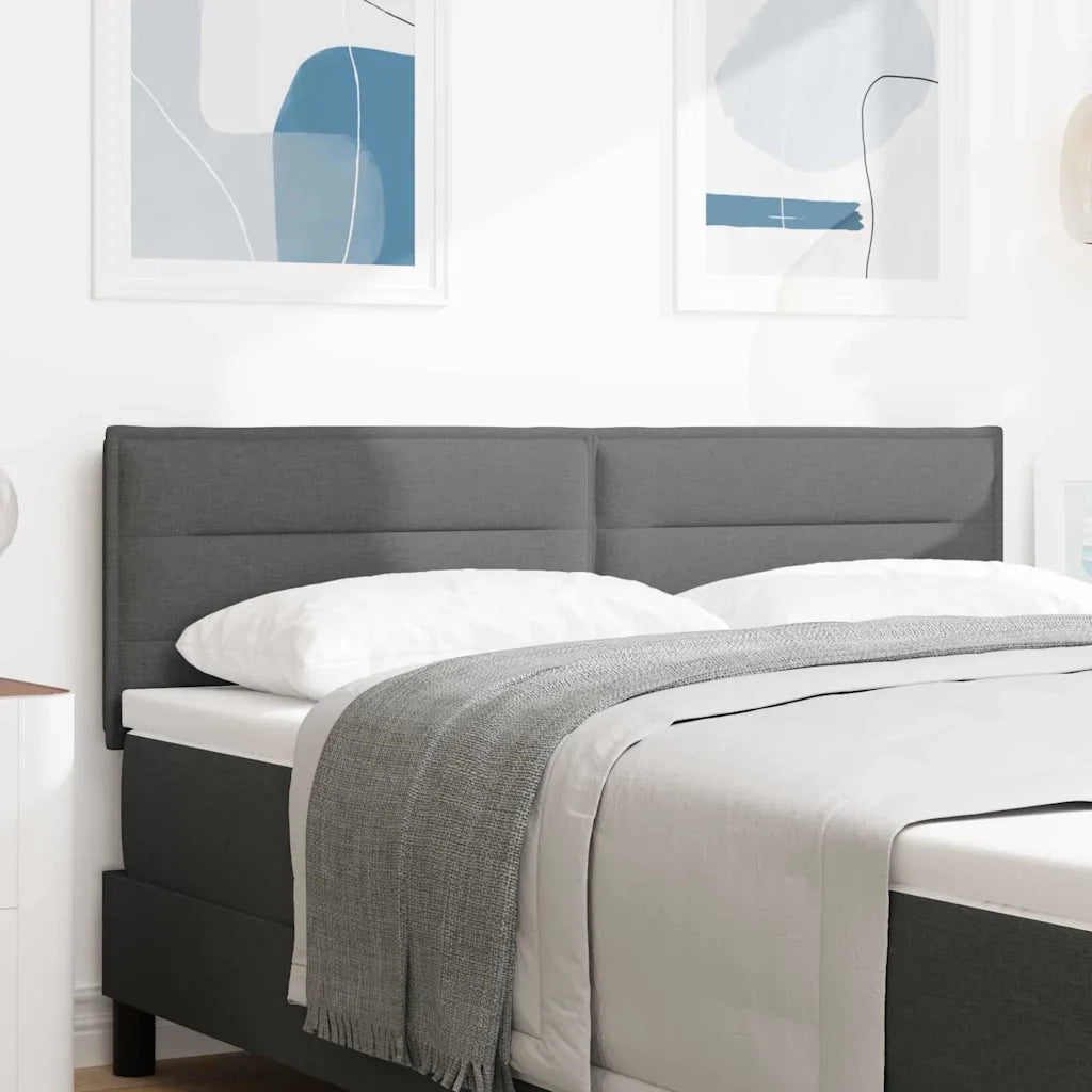 Testiera | Testata Grigio scuro 160 cm Tessuto