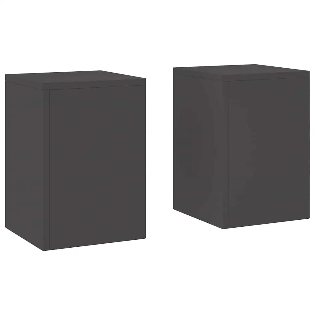 Supporto per piante 2 pz Nero 24 x 24 x 35 cm 865806