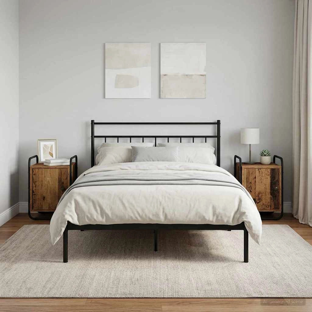 Armadio da Notte 2 pz Legno antico Legno ingegnerizzato 8007608