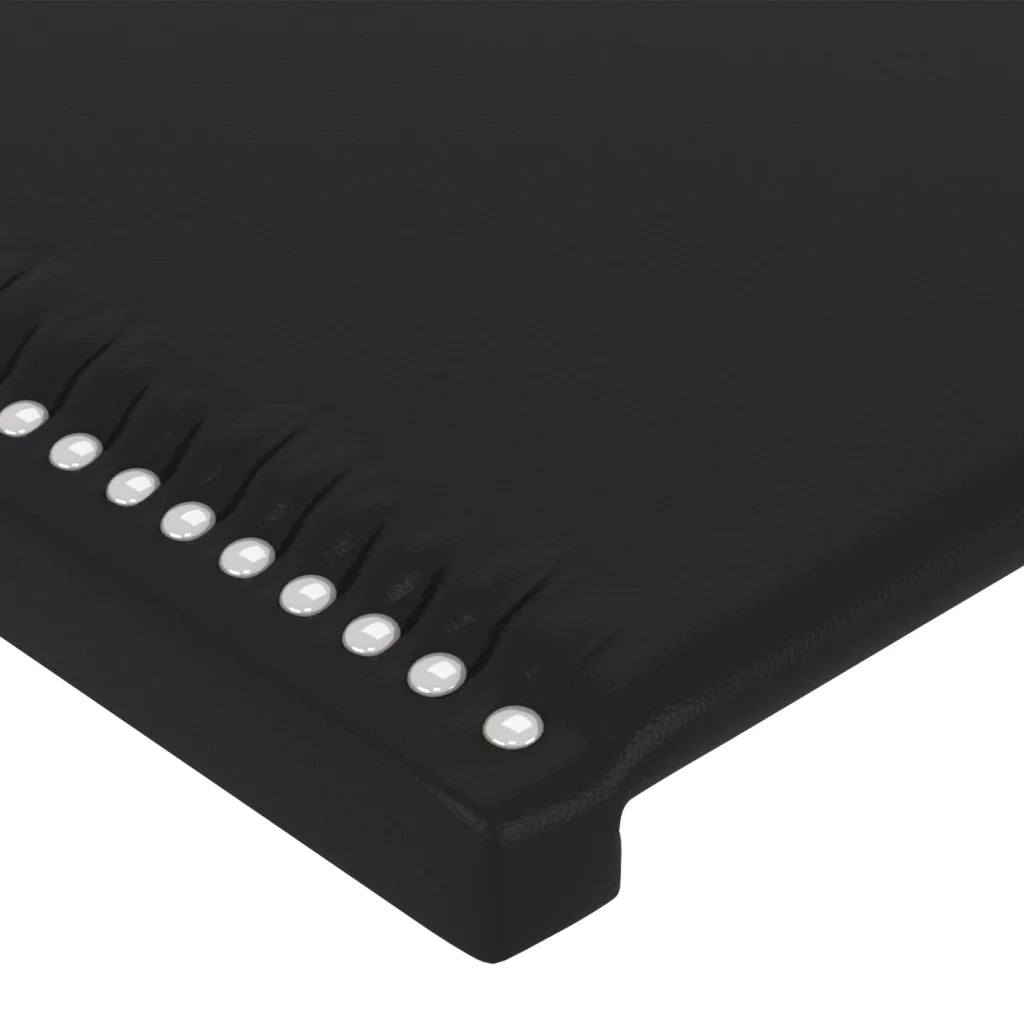 Testiera ad Orecchio Nera 147x23x78/88 cm in Similpelle 3117094