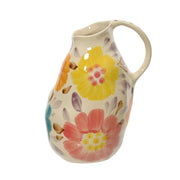 BROCCA GRES FIORI 14XH19CM BIANCO.