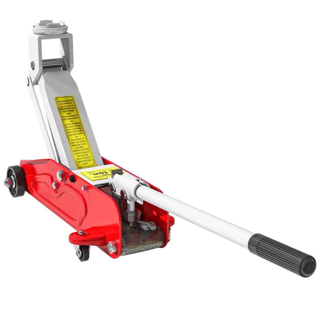 Cric idraulico a basso profilo ¨C Minimal ¨C Rosso, 2000 kg, 12-30 cm