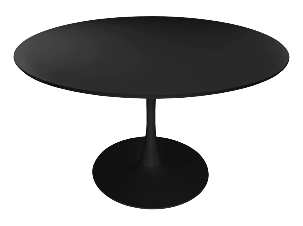 Tavolo rotondo Ø120 cm, tavolo da pranzo tondo mod. Omar - Colore: Nero - TR10-12OMPM