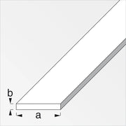 PROFILO BIANCO H.200 CM PIATTO 25X2 MM- 5,0 pz