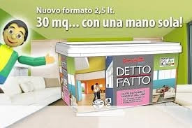 IDROPITTURA PRONTA ALL'USO 2,5 LITRI COLORE CARIBE