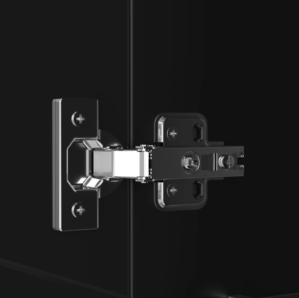 Vetrina 40x29x170 cm a 4 livelli con LED multicolore e controllo APP nera