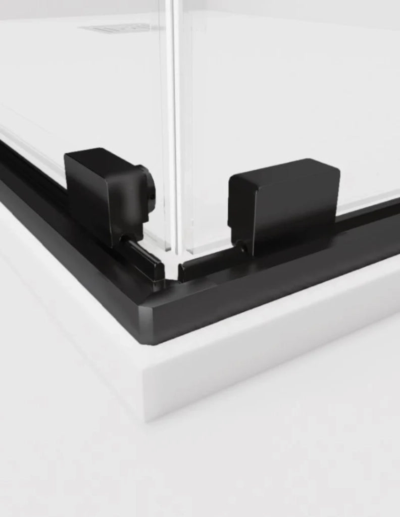 Box doccia ingresso angolare 2+2 ABANTE (TWENTY) 95x75 cm Nero