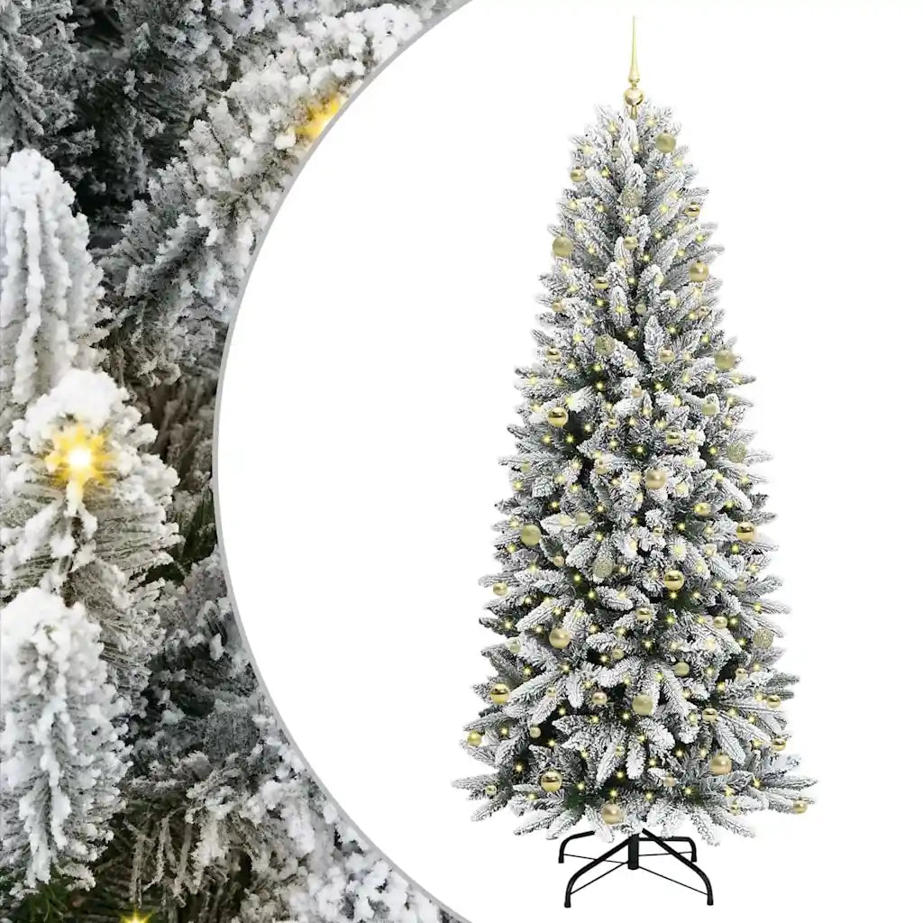Albero di Natale artificiale con 300 LED Bianco 240 cm