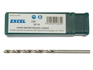 PUNTE HSS RETTIFICATE PROLUNGATE- - ø mm.5x130 - 10 pezzi EXCEL