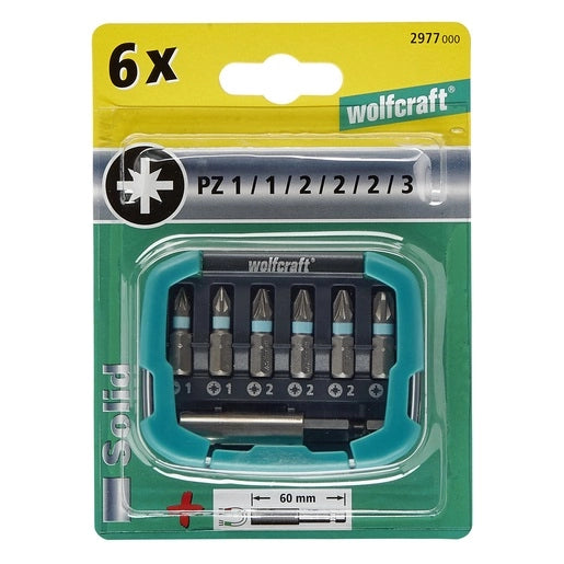 SET 6 INSERTI PZ 123 CON PORTAINSERTI MAGNETICO