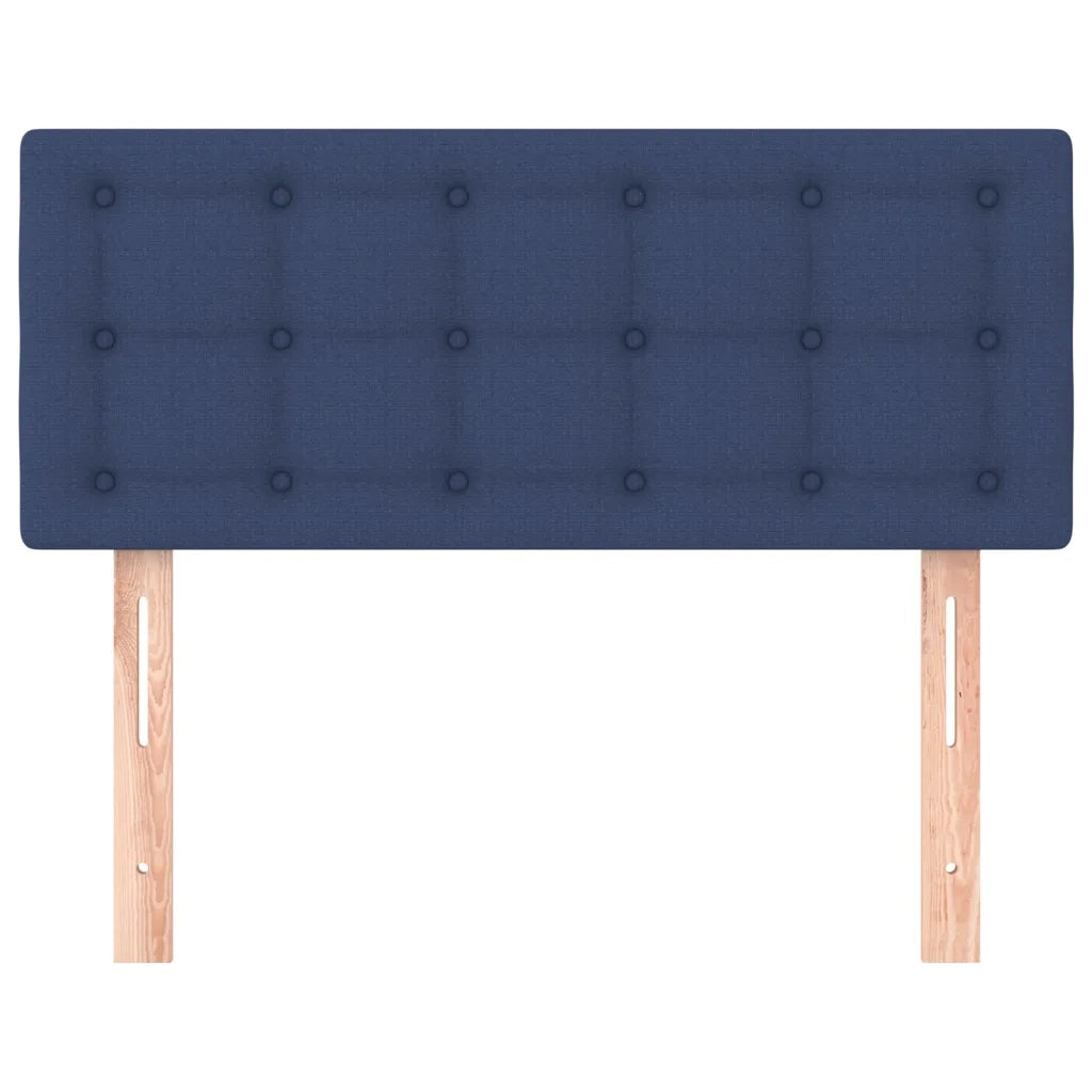 Testiera Blu 100x5x78/88 cm in Tessuto 346442