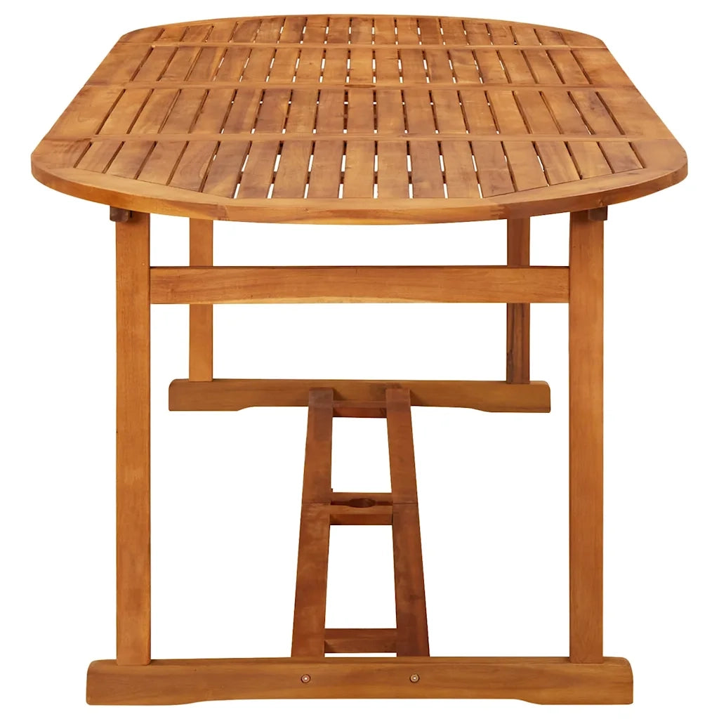 Set da Pranzo per Giardino 9 pz con Cuscini Grigio 3103601