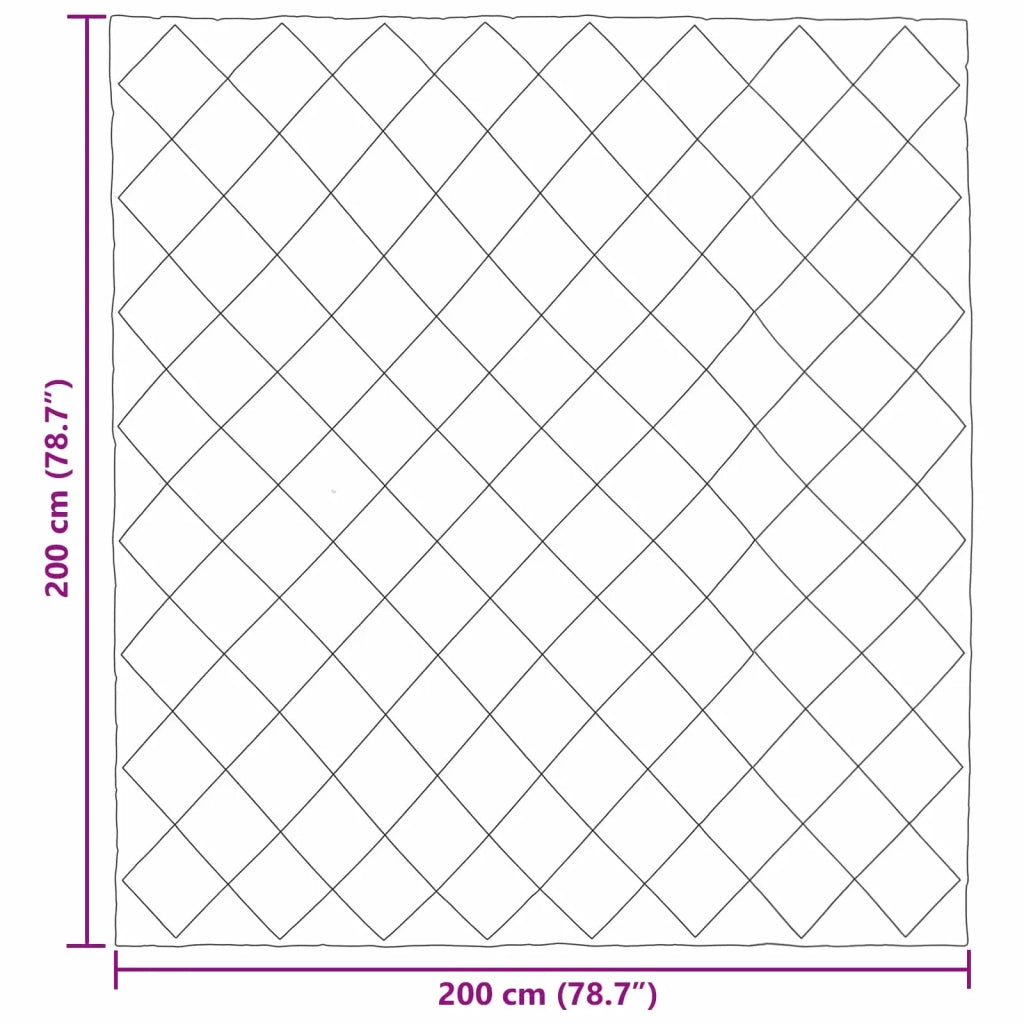 Duvet Invernale Antracite 200 x 200 cm Microfibra 42025647