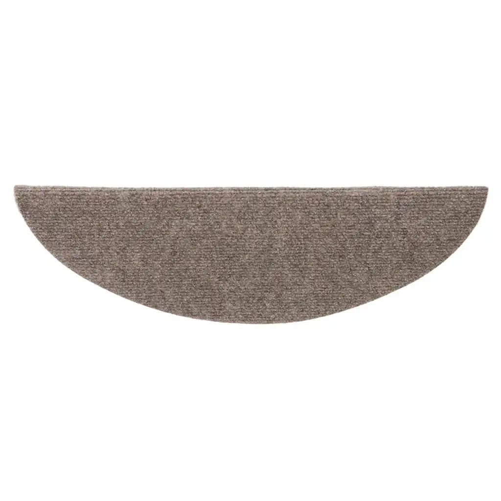 Tappetini per scale autoadesivi 15 pz 65x21x4 cm beige 322355