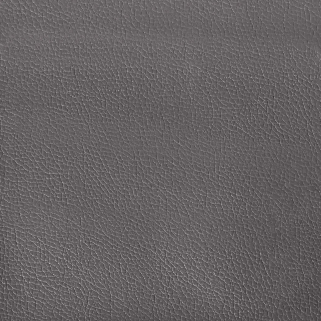Cuscino Testiera Viana Grigio 120 cm in Similpelle 374784