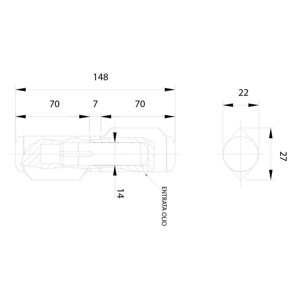 CERNIERA A GOCCIA ART.575 lunghezza cm 15- 16 pezzi  - COMUNELLO