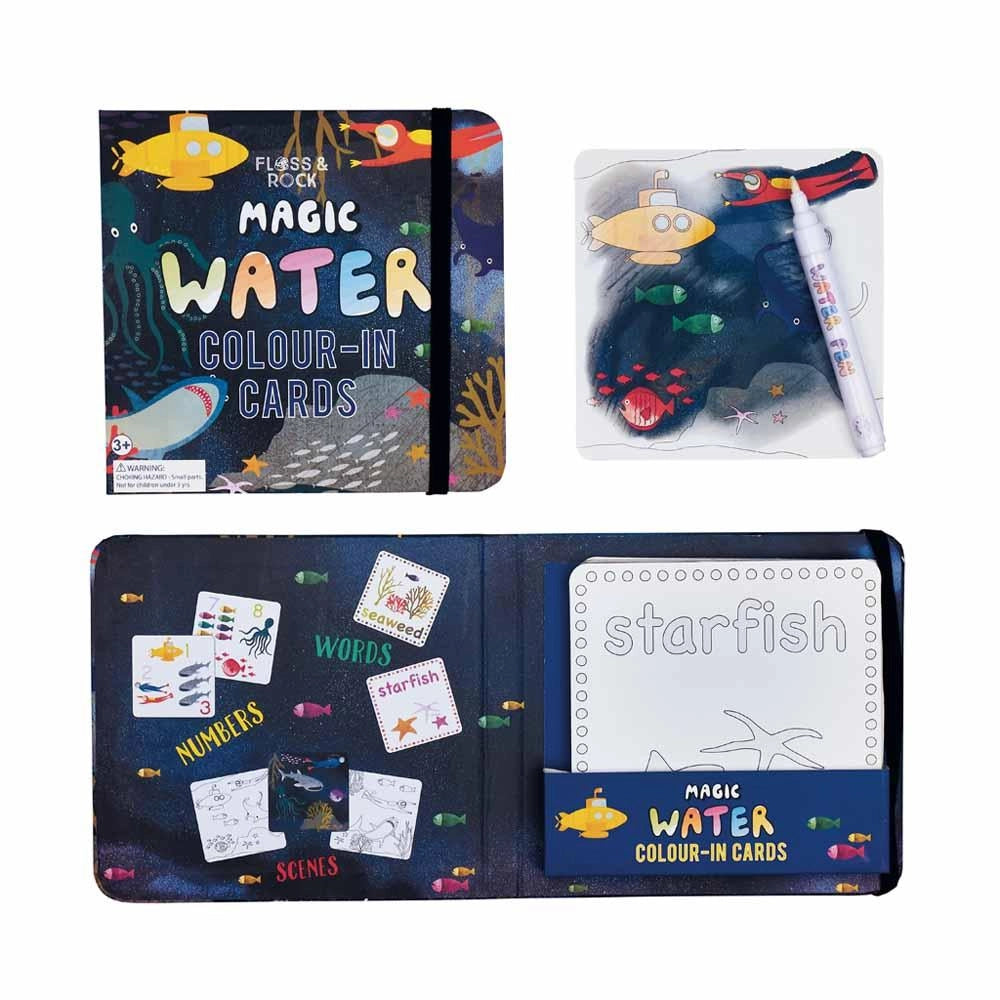 Floss & Rock - Water Pen & Cards - Deep Sea