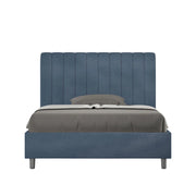 Letto 1 Piazza e Mezzo 120x200 cm Senza Rete Agueda Blu