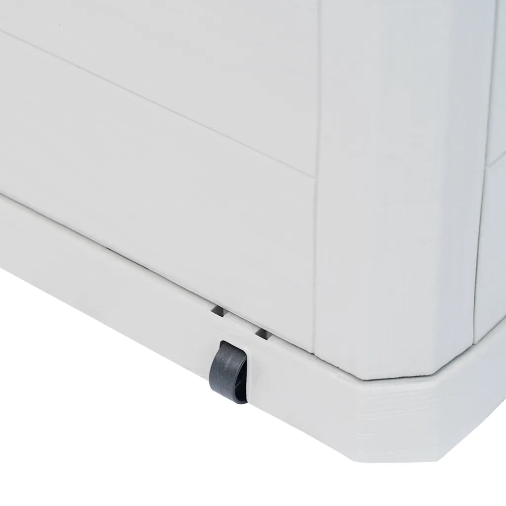 Baule da Giardino-Cassa da giardino 280 L Grigio Chiaro