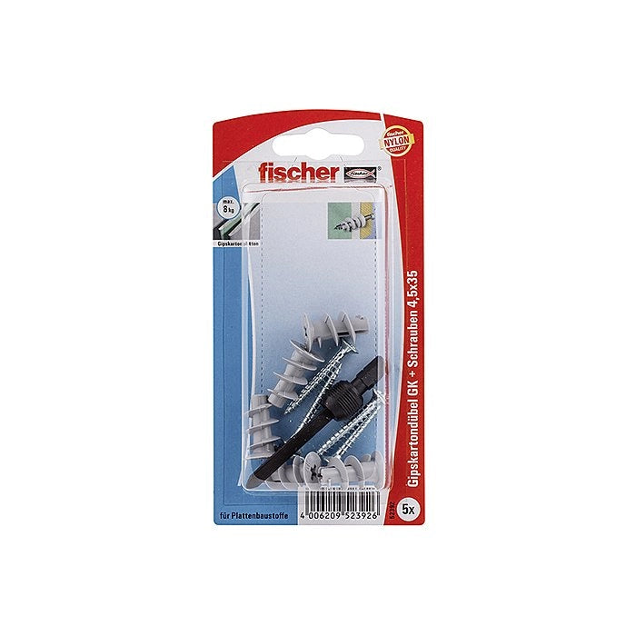 GKSK Tasselli Fischer cartongesso 5Pz