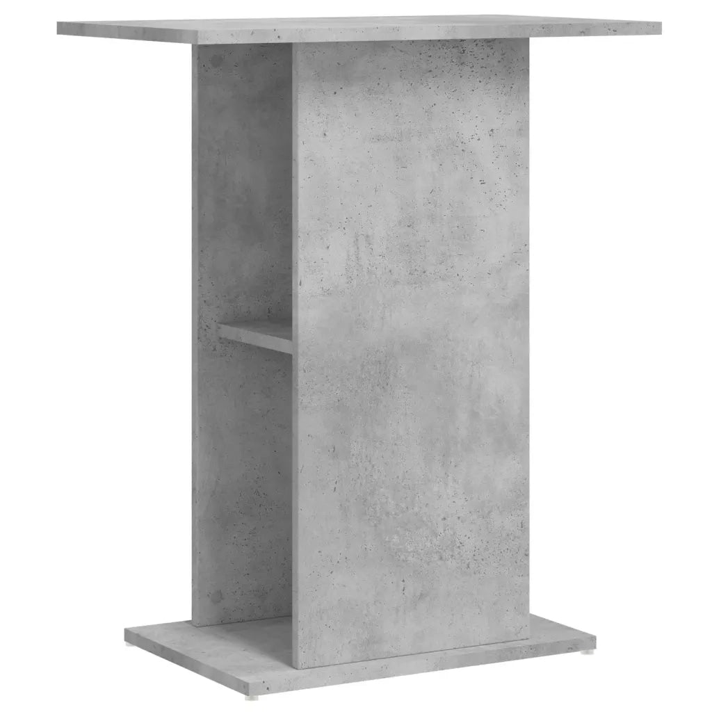 Supporto per acquario in cemento grigio 60,5x36x72,5 cm 833643