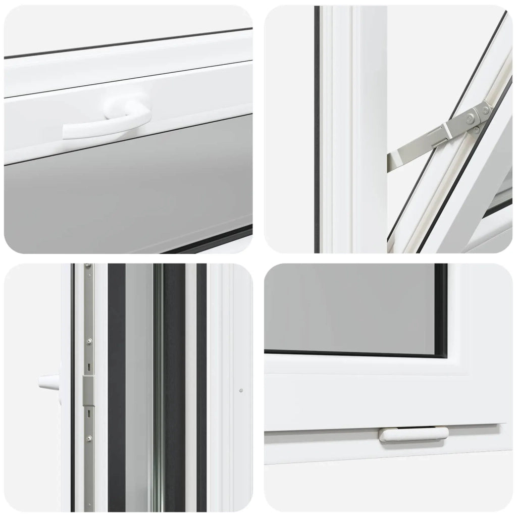Finestra per Soffitta RISOR 60 x 40 cm PVC e Vetro Antracite CFW8738321