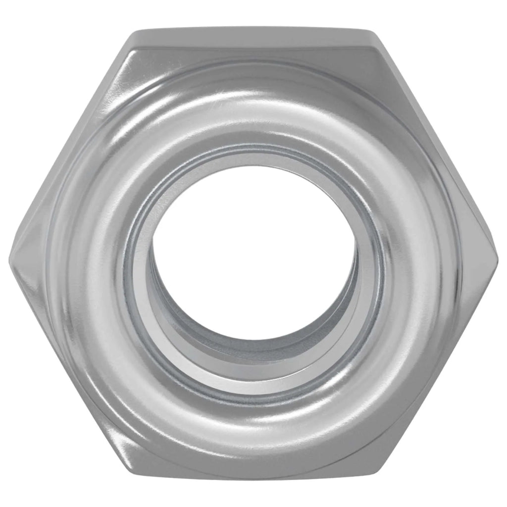 Dado 2 pcs Argento M6 x 10 mm Ferro 864601