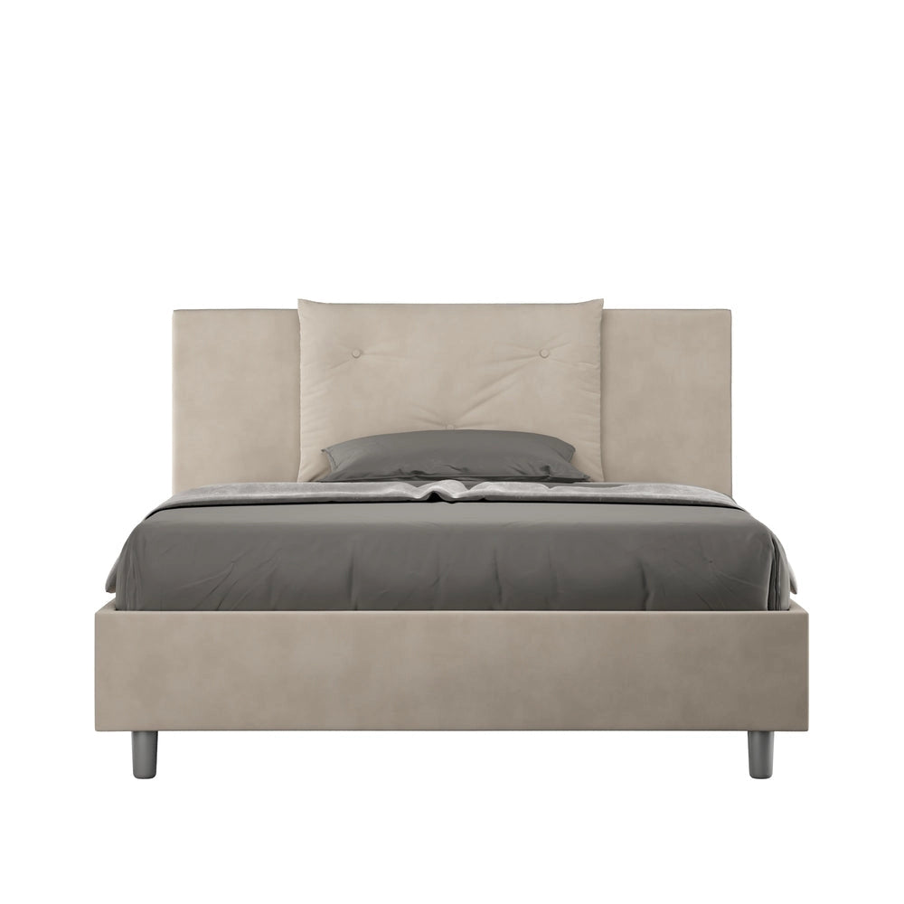 Letto Matrimoniale Extra Large 190x190 cm Senza Rete Appia Sabbia