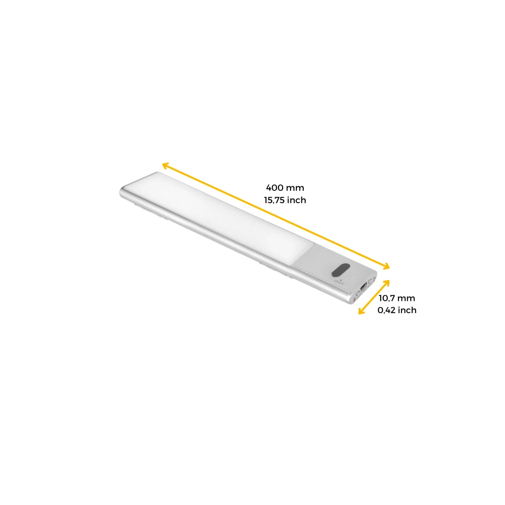 Lampada Led Ricaricabile Sensore Switch 400 mm Emuca Kaus