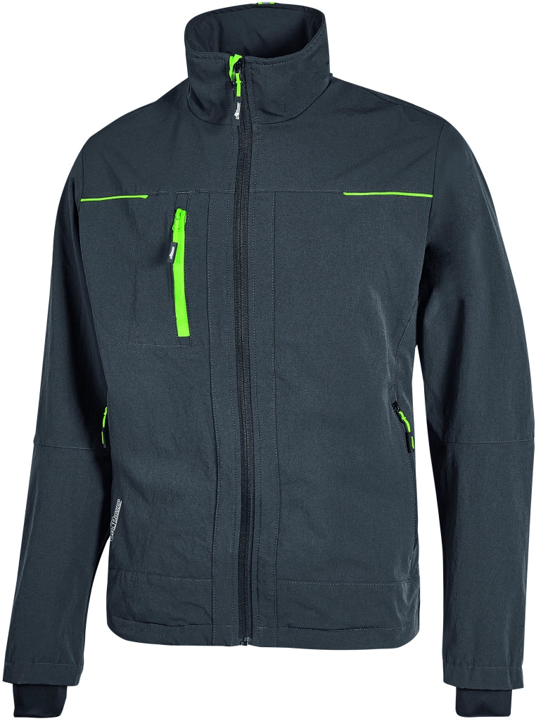 U-Power GIACCA PLUTON Col. Grigio/Verde Mis. XL