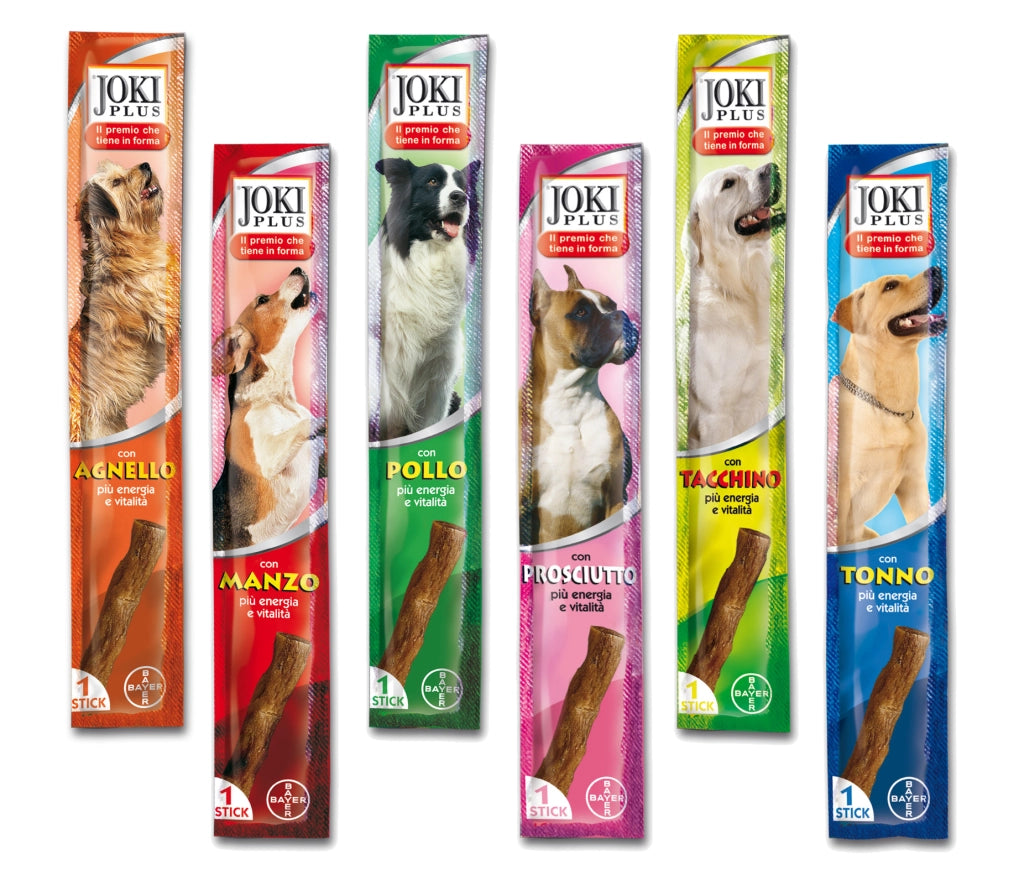 Bayer BARRETTA SNACK JOKI PLUS CANE  gusto Agnello
