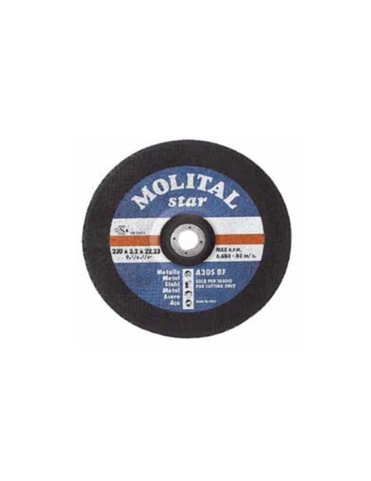 DISCO DA SBAVO PER FERRO MOLITAL Ø 115x6,0 mm - MOLITAL