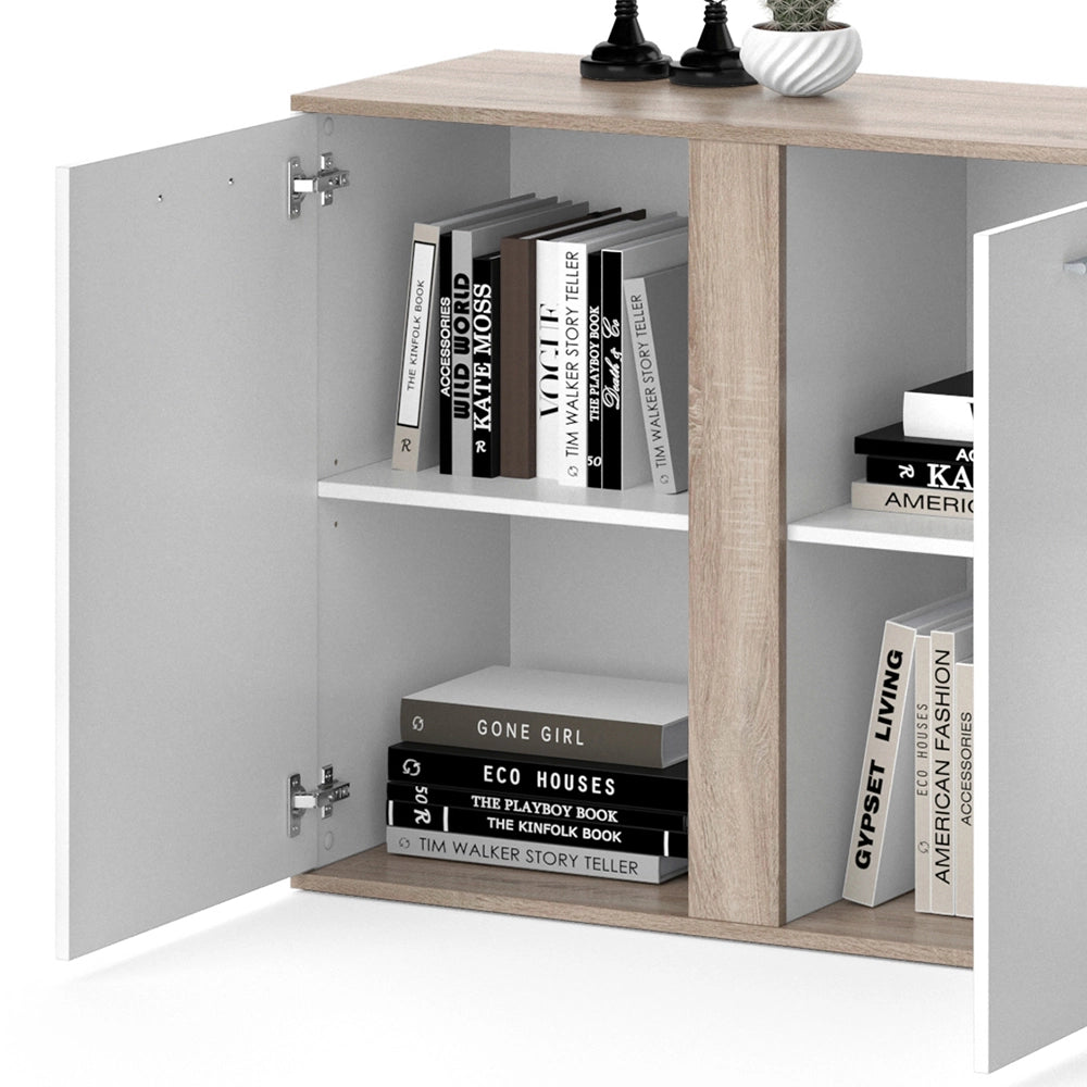 Vicco Cassettiera Sonoma 40 x 80 cm con ante