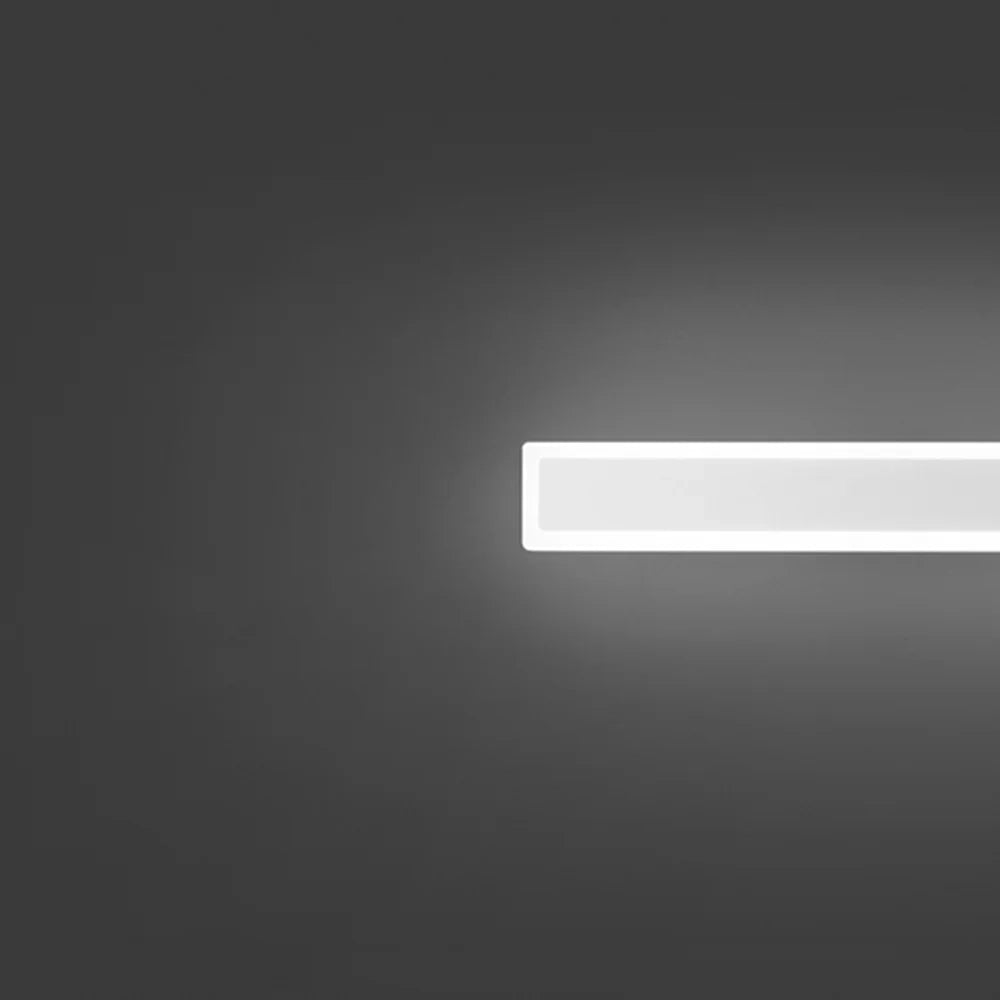Applique Moderna Wally Alluminio Bianco Acrilico Led 17W 3000K