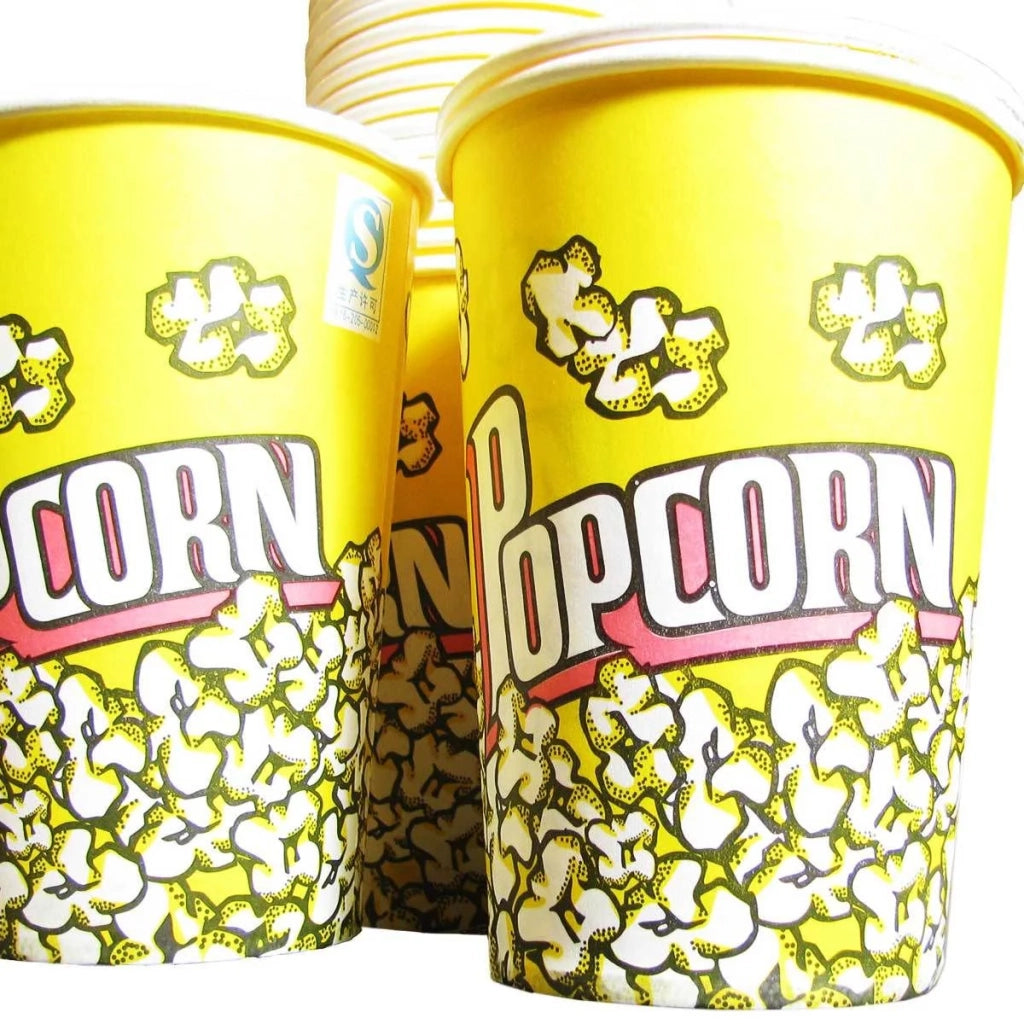 Contenitori di Cartone per Popcorn, 25 pezzi