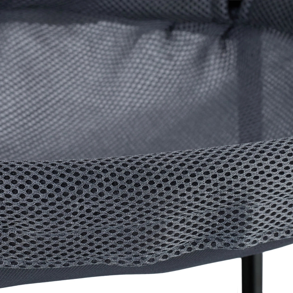 Amaca per gatti doppio comfort design moderno 80 x 50 x 20 cm in acciaio nero 13_0016847
