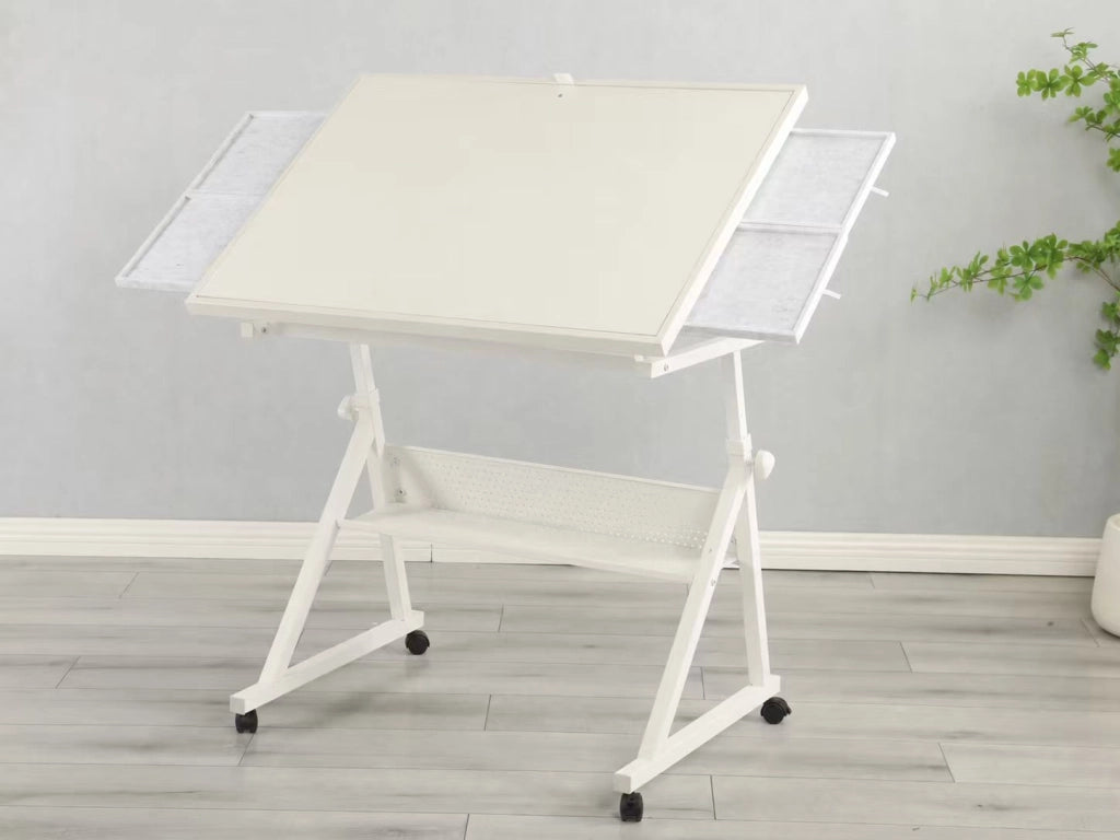 Puzzle 1500 Pezzi con Tavola in Metallo e 4 Vassoi Bianchi, per Adulti