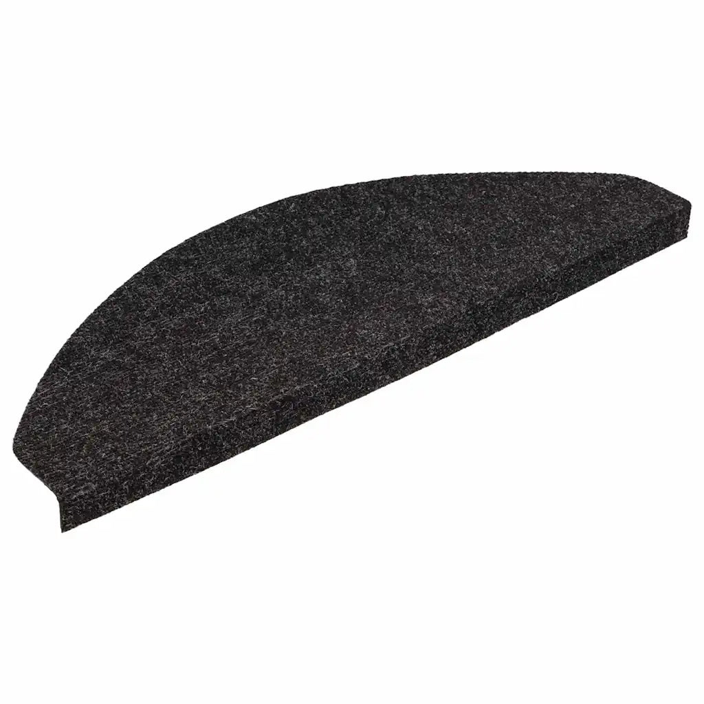 Tappetini Autoadesivi per Scale 10pz Antracite 65x22,5x3,5 cm 355253