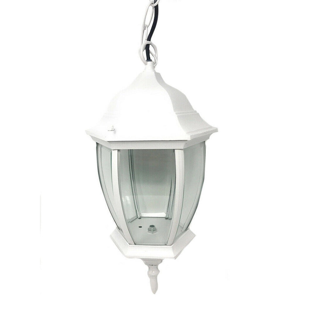 Trade Shop - Lanterna A Sospensione Da Soffitto Con Catena Lampada Giardino Attacco E27 Es40 -