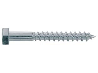VITE TIRAFONDI PER LEGNO CLASSE 4.8 DIN-571 UNI-704- - ø mm.8x80 - 100 pezzi AMBROVIT
