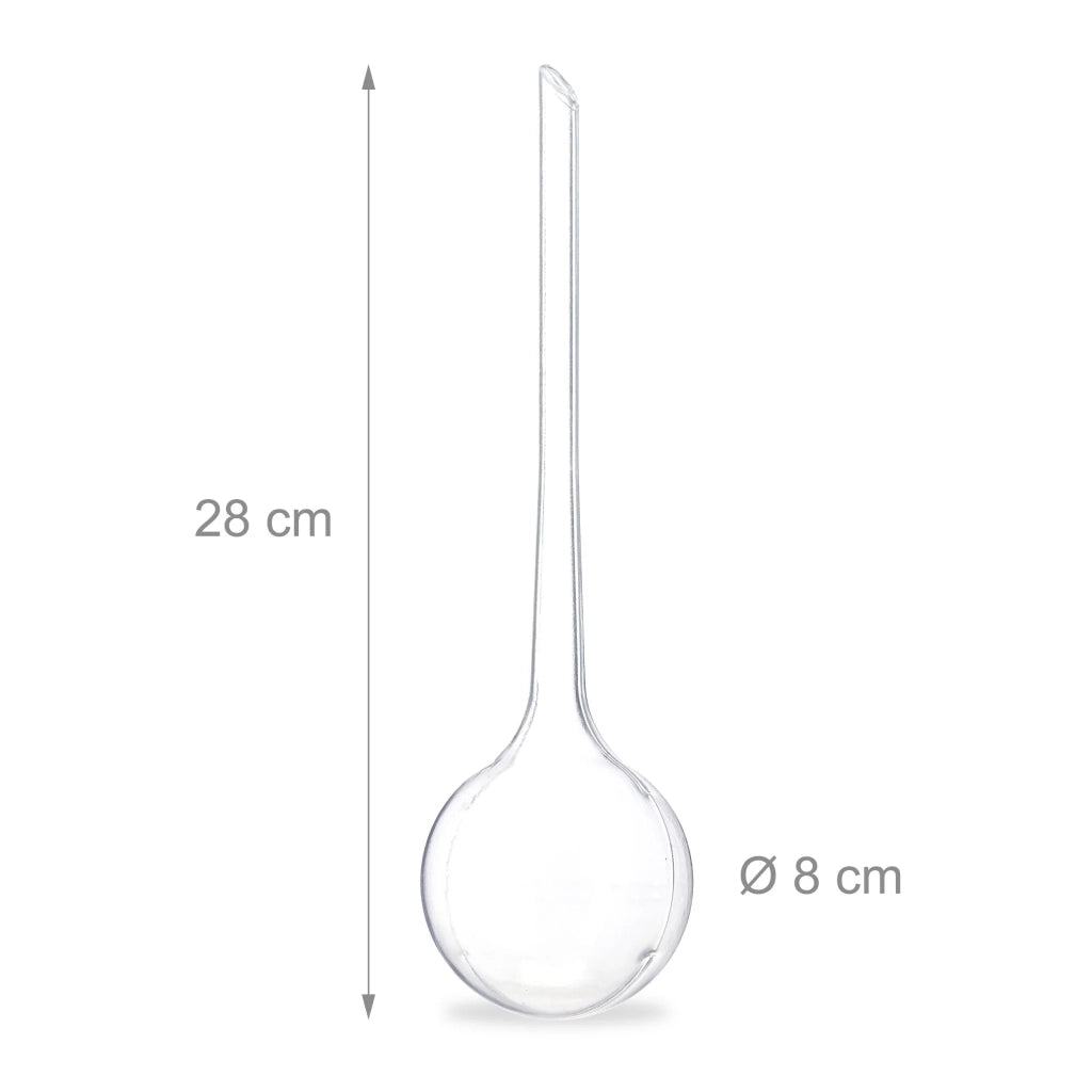 Set di 5 sfere di irrigazione per piante da giardino 8 x 28 cm irrigazione dosata finitura moderna in PVC trasparente 13_0013277