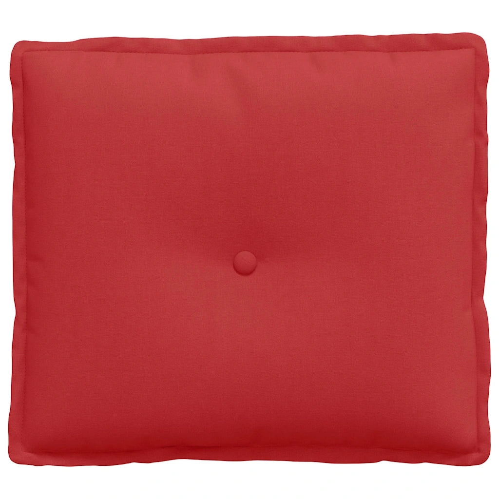 Cuscino per Schiena Rosso 50 x 19 x 45 cm Tessuto 42014627
